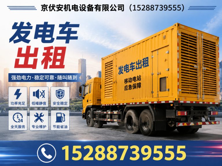 黄山静音发电车租赁展示图